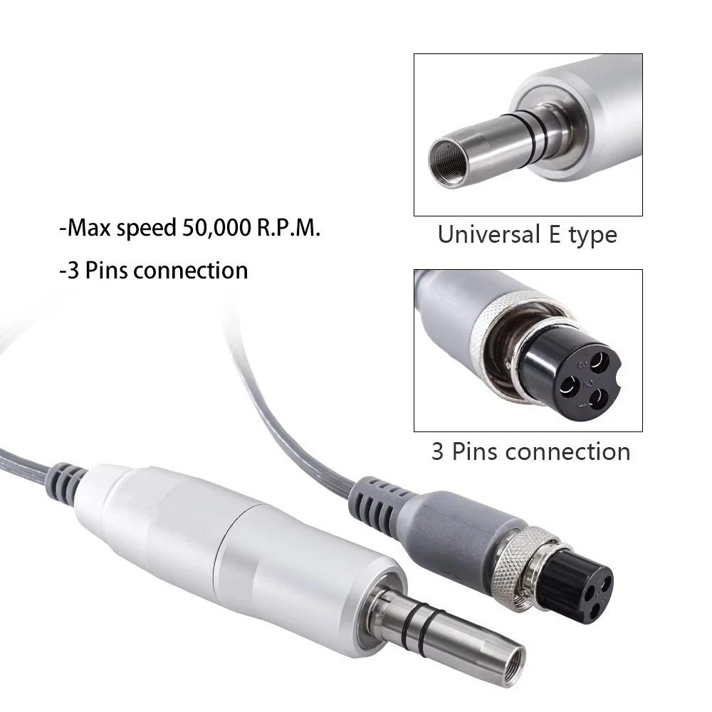 Dental Lab E-type Electric Brushless Motor 50000 RPM for Micromotor Polisher